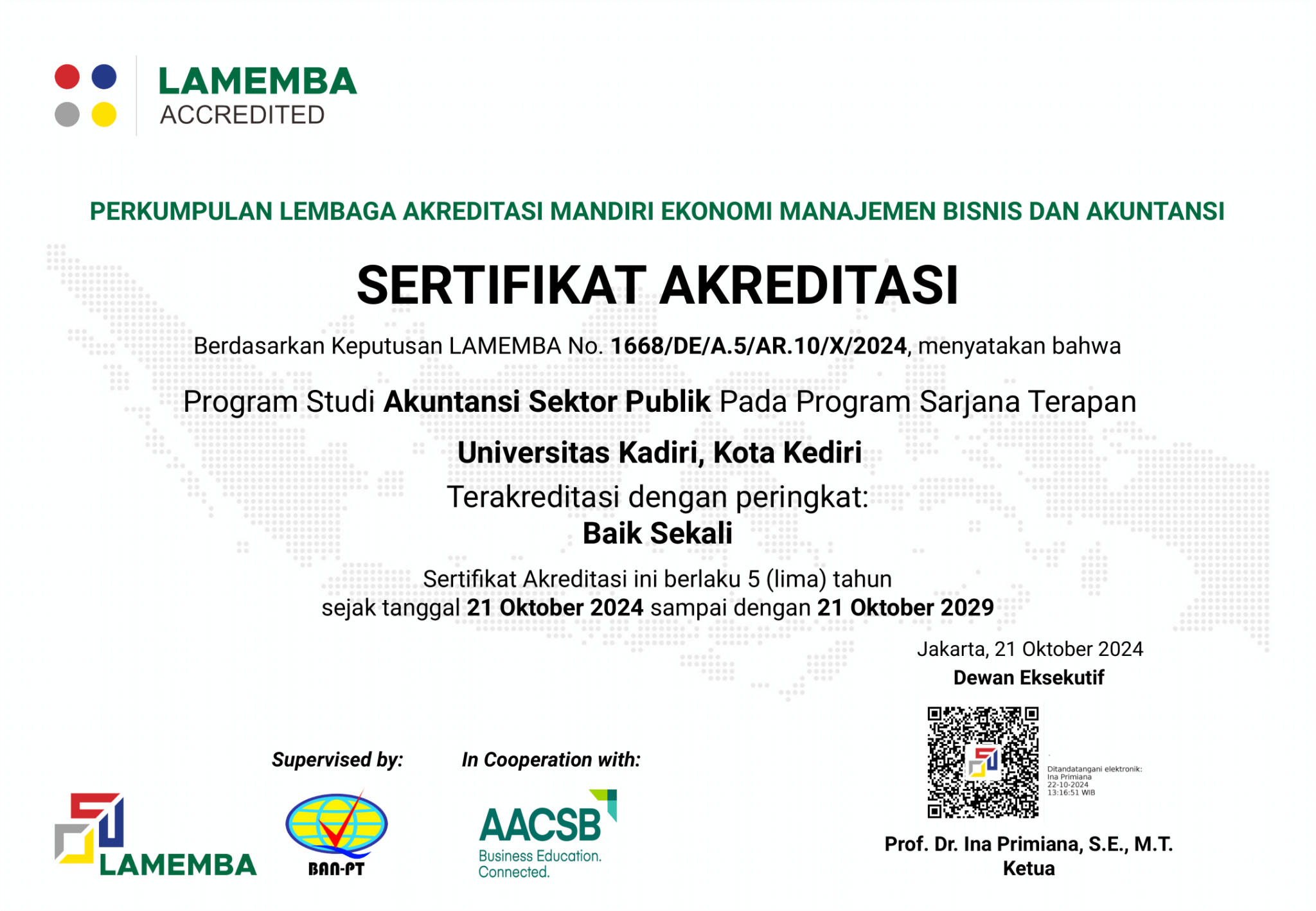 Selamat & Sukses Atas Diraihnya Peringkat Akreditasi Prodi D4 Akuntansi ...